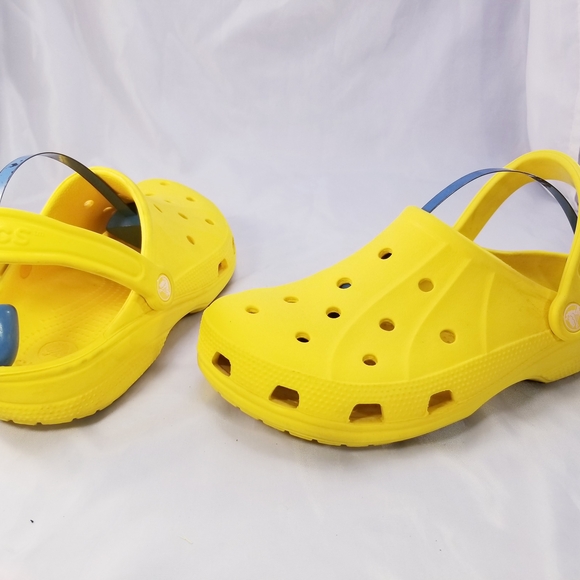 UNISEX Yellow Clogs BY CROCS - Picture 9 of 9